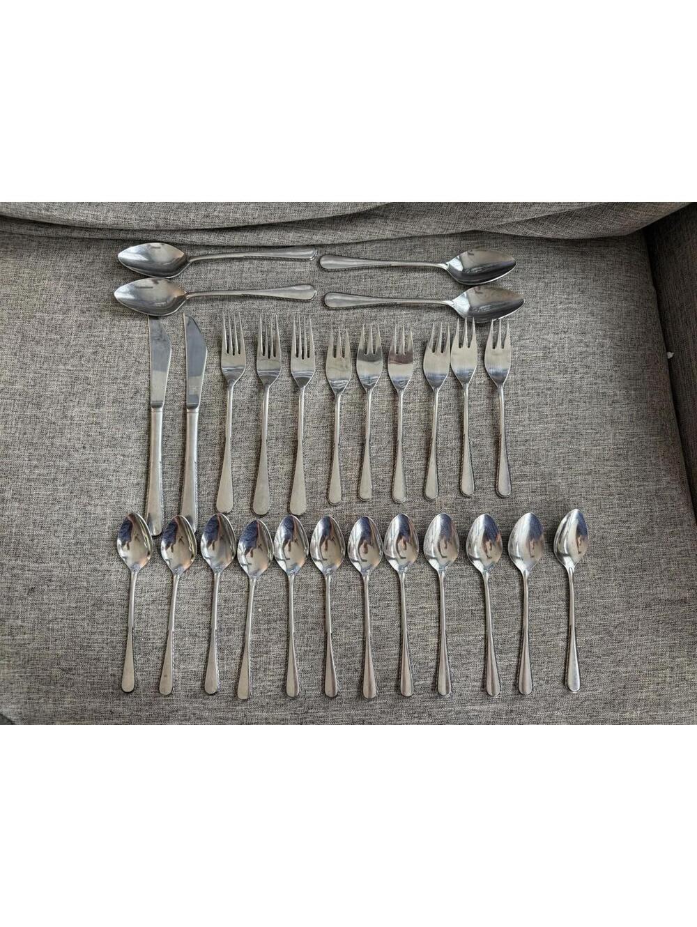 National Stainless Concerto Japan Mid Century Modern Lot 27 Forks Spoons Knives